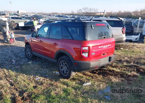2022 Ford Bronco Sport Badlands from USA, damaged, VIN 3FMCR9D95NRD80519